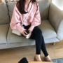 A7seven khí chất hoang dã rộng quá khổ áo sơ mi nữ màu sắc mùa xuân và mùa hè Hàn Quốc của áo sơ mi sang trọng sang trọng thủy triều áo sơ mi rộng