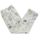 Mùa xuân và mùa thu dệt vải cotton pyjama quần dài trẻ em trung niên cotton mỏng điều hòa không khí quần short nam Quần tây