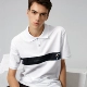Thiết kế ban đầu thủy triều thương hiệu polo mùa hè đại bàng mắt hoa nước thủy triều ve áo ngắn tay giản dị lỏng áo polo nam áo polo Polo