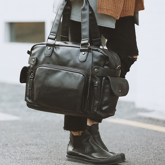 Fashionable street men's bag, shoulder bag, crossbody bag, men's bag, handbag, casual Korean style trend bag, travel bag, trendy