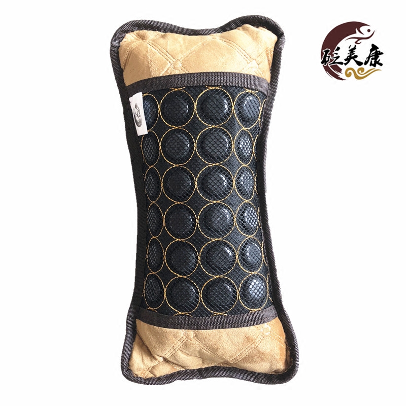 Bianmei Kang Sibin Black Bianstone Cervical Pillow Hot Compress Bianstone Belt Far Infrared Magnetic Therapy Bianstone Cushion Heating