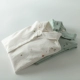 Áo sơ mi trắng nữ tay dài 2018 cotton mới in họa tiết holobu không rõ ràng qua áo sơ mi hoang dã