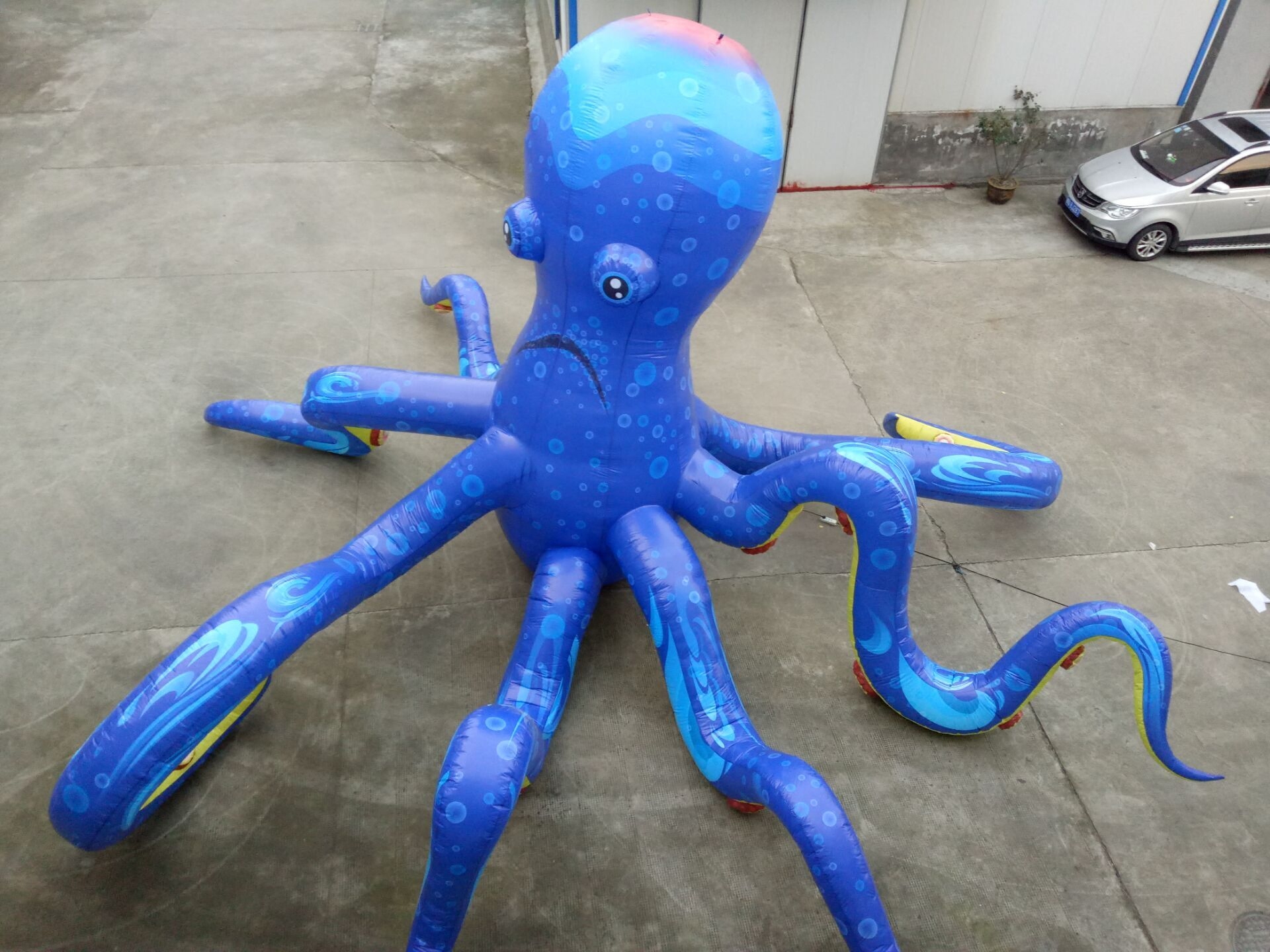 Inflatable Octopus Model Large Mall Festival Shop Celebrating Themed Decoration Inflatable Octopus Air Die Inflatable Card Ventilation Die