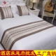 Khăn trải giường có máy cắt đơn giản tùy chỉnh cao cấp bao gồm giường ngủ sọc cờ cuối giường khăn bán buôn - Trải giường ga giường đẹp Trải giường