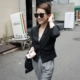 Mùa xuân và mùa hè năm 2021, phiên bản Hàn Quốc của áo khoác mỏng phụ nữ mới vải lanh vải lanh và vải lanh mỏng phù hợp với phụ nữ - Business Suit