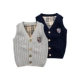 Áo vest trẻ em mùa xuân cho bé trai mùa xuân và mùa thu quý ông vest bé len dệt kim áo len cardigan - Áo ghi lê áo khoác bé trai Áo ghi lê