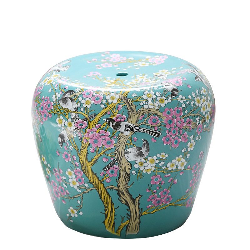 New Chinese style of jingdezhen ceramic stools in cool shoes who toilet who bench sitting room, bedroom decoration decoration floor furnishing articles