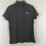 Áo thun ngắn tay Li Ning nam 2019 mới thể thao vạt áo thể thao nam mùa xuân APLN229 - Áo polo thể thao