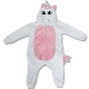 Cha mẹ-con flannel phim hoạt hình động vật dịch vụ nhà dính liền với bé trai và bé gái dày ấm đôi kỳ lân trẻ em đồ ngủ bộ body bé gái đáng yêu Áo liền quần