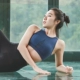 LANlan thể thao chuyên nghiệp áo ngực chống sốc thu thập rập khuôn yoga vest Bra tập thể dục đồ lót nữ vest nữ Đồ lót thể thao