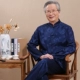 Trung và cũ tuổi Tang phù hợp với nam dài tay mùa xuân và mùa hè cộng với phân bón XL Trung Quốc phong cách quốc gia giải trí áo ông nội quần áo trang phục dân tộc dao Trang phục dân tộc