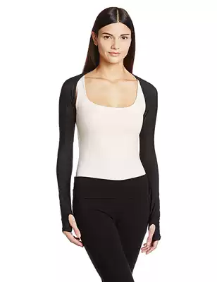 Japan ATSUGI thick wood with shoulder arm sleeve back sunscreen cool feeling thin finger hole anti-UV