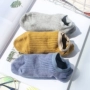 Vớ thuyền tương phản nữ cotton mùa hè mỏng Hàn Quốc miệng nông vô hình vớ chống trượt vớ thấp vớ tất đẹp