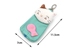 Dâu mèo Phim hoạt hình Hàn Quốc Túi chìa khóa Túi vải Phụ nữ Dễ thương Thay đổi Thẻ Đa năng Zipper Khóa Khóa Túi ví nữ dễ thương Trường hợp chính