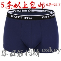 Thiếu niên đồ lót nam boyshort chữ gân nam đồ lót cotton lỏng quần thể thao quần lớn kích thước đặc biệt thủy triều quần xì giấy