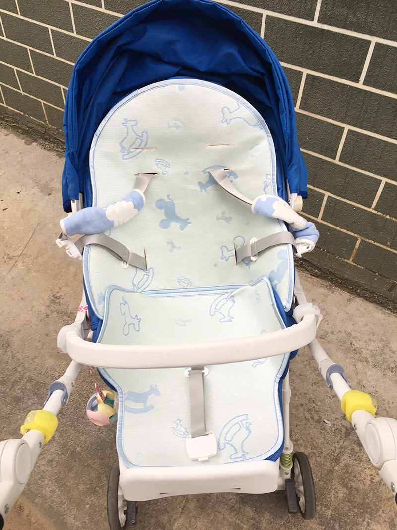 Cool Mat Apply Melbay Baby Boy Stroller High Landscape Stroller Cool Mat Summer Ice Silk Baby Umbrella Car Cushion