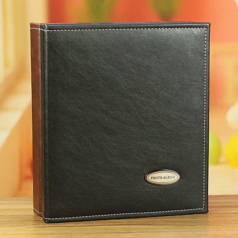 High - end leather business album 7 inch plug - in seven inch series 160 family couple memorial album