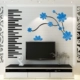 Dán tường 3d 3d stereo sơn sáng tạo phòng khách TV nền dán tường tự dính tường dán tường trang trí - TV