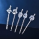 Bark cỏ Hàn Quốc phong cách phụ kiện tóc bên clip rhinestone từ clip nữ tốt clip tóc tiara kẹp tóc kẹp tóc trang sức - Phụ kiện tóc scrunchies hoa cúc Phụ kiện tóc