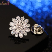 SMIDA cổ áo nhỏ pin trâm nhỏ nam và nữ cổ áo khóa thời trang trâm sơ mi chống ánh sáng khóa pin phụ kiện - Trâm cài