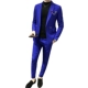 Bộ đồ vest nhỏ nam mỏng mảnh hai mảnh miễn phí hot hai đôi ngực rắn màu thanh đêm