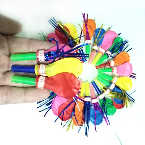 Свисток, воздушный шар для детского сада, игрушка, подарок на день рождения, со звуком