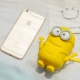 Người đàn ông nhỏ màu vàng đa chức năng ví tiền xu silicone túi nữ dễ thương túi xách nhỏ sáng tạo tai nghe túi lưu trữ nhỏ túi - Ví tiền