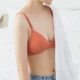 Nhật Bản ngực nhỏ cotton không có vòng thép bikini phần mỏng bra nữ mùa xuân và mùa hè từ vai dây đeo vest đáy quần lót