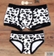 Phim hoạt hình mới dễ thương mô hình con bò in đen trắng cặp vợ chồng đồ lót cotton quần boxer gợi cảm