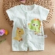 Mùa hè bé gạc cotton tay áo ngắn mùa hè Bé gạc nửa tay romper trẻ sơ sinh jumpsuit - Áo liền quần shop quần áo trẻ em đẹp Áo liền quần