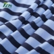 Tzh Tianzhu sợi tre nam đồ ngủ sọc mùa hè lỏng lẻo cổ tròn có thể được mặc ao phong nam Pyjama