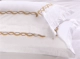 Gối khách sạn cotton trắng gối khách sạn trắng thêu bông gối cá tính 60 vỏ gối Gối trường hợp