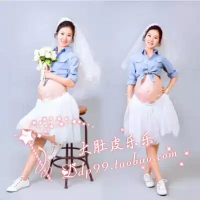 226 rental pregnant woman photo cowboy photo costume photography photo studio parent-child pregnancy photo big belly photo dress dress rent