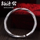 Yuyuan Gong 999 sterling bạc giống như vòng tay trái tim retro Viking vòng tay chiến đấu loạt nam nữ vòng đeo tay Mobius