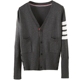 2018bf gió mới dày nữ dài tay mùa thu và mùa đông set đầu áo gile len Cardigan