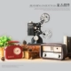 Retro nhựa điện thoại máy ảnh mô hình trang trí studio chụp ảnh đạo cụ cửa sổ thanh cửa hàng trang trí đồ trang trí