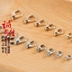 Handmade phụ kiện trang sức chất liệu vòng chân đính cườm tôm hùm khóa vòng cổ đeo một vòng đeo tay với một mặt dây chuyền khóa - Vòng chân vòng chân titin ko gỉ Vòng chân