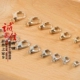 Handmade phụ kiện trang sức chất liệu vòng chân đính cườm tôm hùm khóa vòng cổ đeo một vòng đeo tay với một mặt dây chuyền khóa - Vòng chân vòng đeo chân Vòng chân