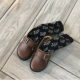 Cô gái mới trong vớ mùa xuân và mùa thu cotton Hàn Quốc hoang dã retro hoa mùa đông vớ dày thời trang quần tất da chân dày đẹp cho bé gái Vớ