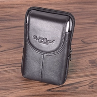 5,2 inch 5,5 inch 6 inch 6,5 inch túi điện thoại di động đeo thắt lưng da ngoài trời điện thoại di động gói da nam túi dọc túi bao tử nữ