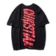 FNNKA Châu Âu và Châu Mỹ Hip Hop Tương phản Chữ T Áo sơ mi ngắn tay nam Tide Thương hiệu OVERSIZE Áo sơ mi cotton sinh viên lỏng lẻo áo thun nike Áo phông ngắn