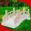 White marble stone bridge fence Stone carving small stone arch bridge courtyard Antique one-piece custom marble villa garden railing