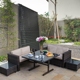 Bàn ghế ngoài trời giải trí ban công sân vườn mây sofa chân bàn kết hợp sân vườn lưu trữ bàn ghế ghế ban công Bàn ghế ngoài trời / sân