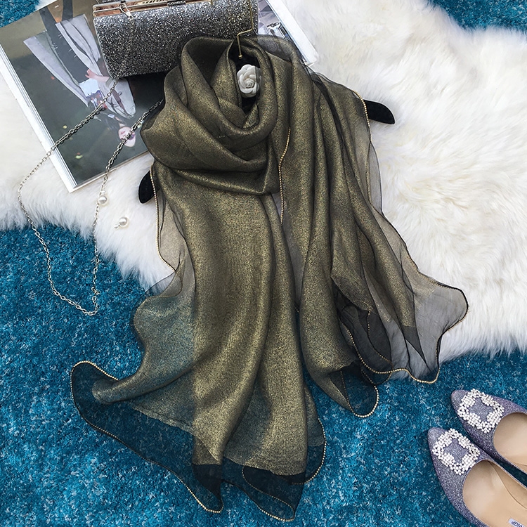 Foulard pour Femme en De la soie - Ref 3158021 Image 1