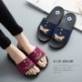 Một gia đình gồm ba hộ gia đình dép và dép nữ mùa hè trong nhà cặp vợ chồng chống trượt dày dưới phòng tắm trẻ em hoạt hình dép mùa hè - Trang chủ dép trong nhà