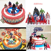 Hero Captain Cake Trang trí Khuôn Hero Doll Dây cắm Bat Stone Spider - Tự làm khuôn nướng