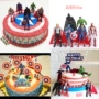 Hero Captain Cake Trang trí Khuôn Hero Doll Dây cắm Bat Stone Spider - Tự làm khuôn nướng khuôn bánh flan