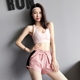 Quần lót thể thao cường độ cao chạy chống sốc tập hợp phụ nữ tạo dáng cao hỗ trợ làm đẹp theo phong cách vest áo tập gym nữ Đồ lót thể thao