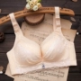 Sexy ren không có vòng ngực thép tập hợp ngực nhỏ đồ lót phụ nữ dày phần điều chỉnh áo ngực để nhận được sữa trên hỗ trợ quần xì áo vú