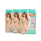 [Hai mảnh] Bướm Anfen 3733 cotton in eo cao phần mỏng đồ lót phụ nữ trung niên góc phẳng quần lót cạp cao Eo cao